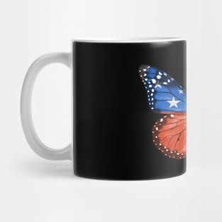 Samoan Flag  Butterfly - Gift for Samoan From Samoa Mug